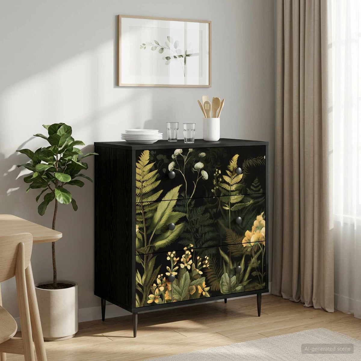 Komoda RHENEN 66 x 36,5 x 76 cm