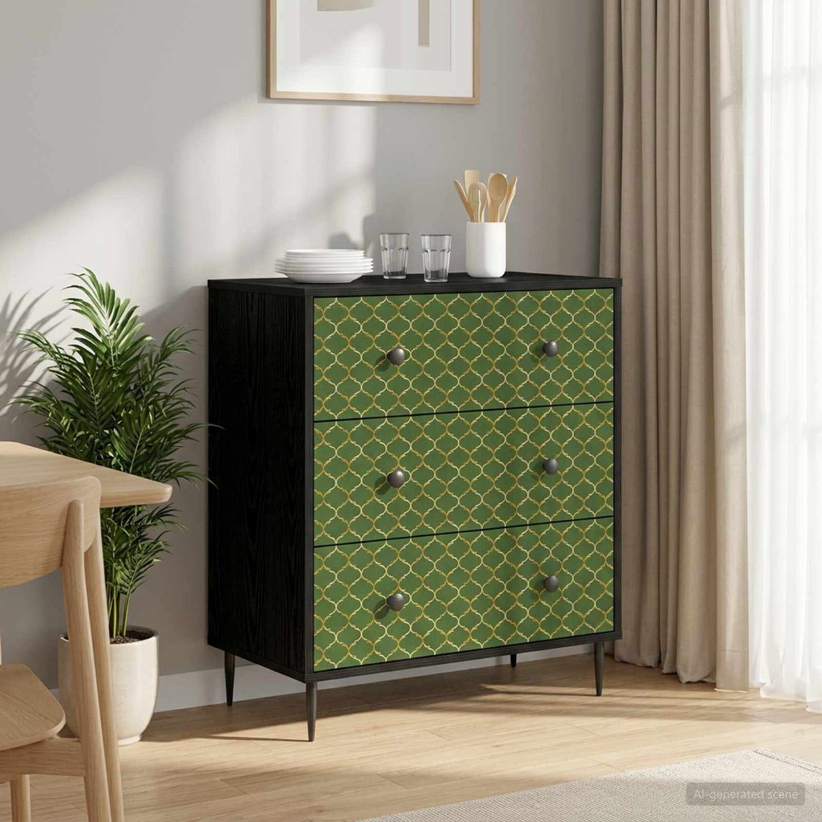 Komoda RHENEN 66 x 36,5 x 76 cm