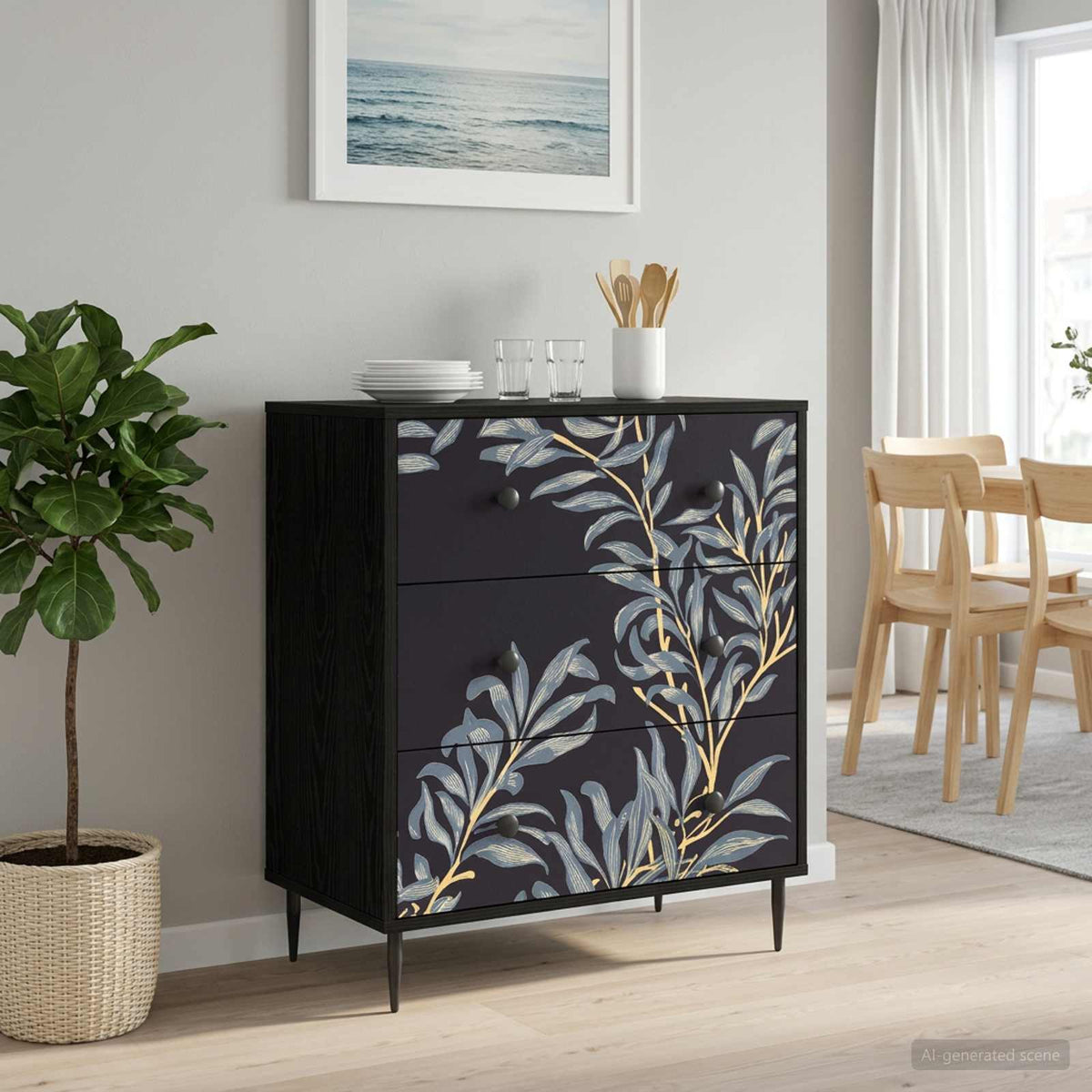 Komoda RHENEN 66 x 36,5 x 76 cm