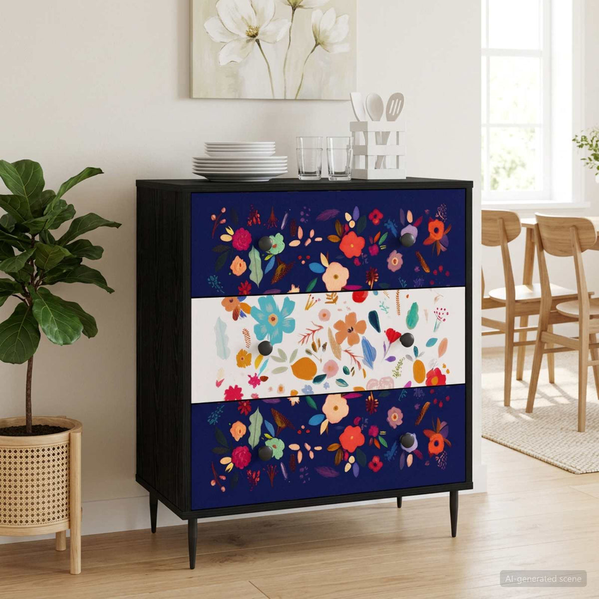 Komoda RHENEN 66 x 36,5 x 76 cm