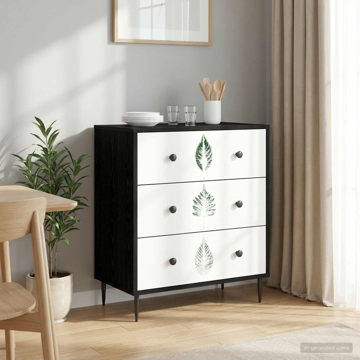 Komoda RHENEN 66 x 36,5 x 76 cm