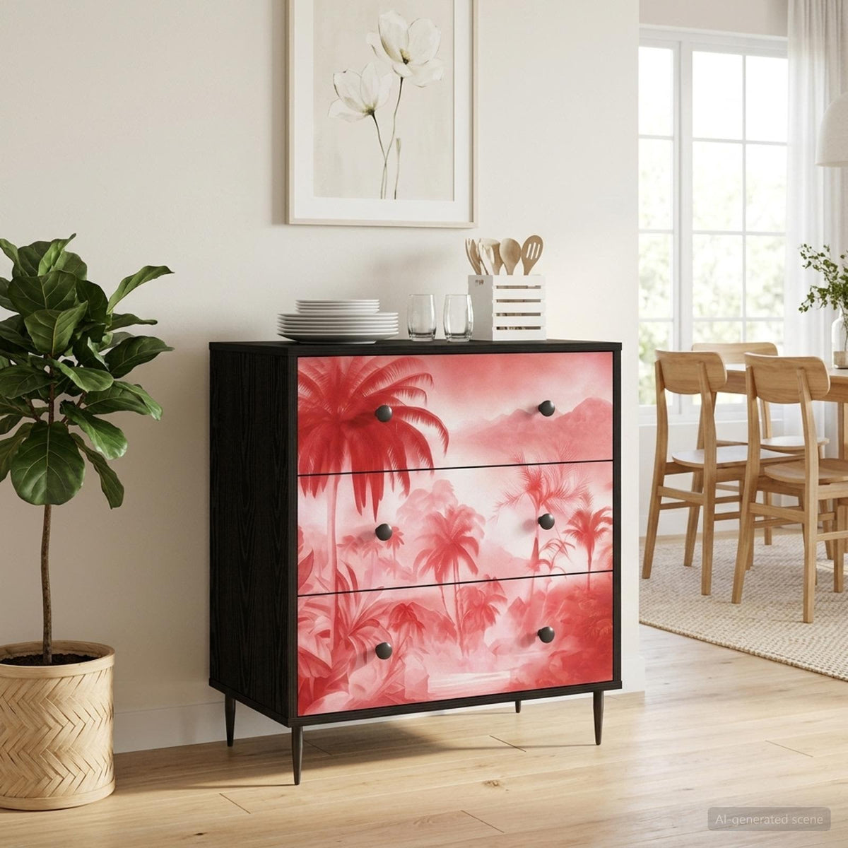 Komoda RHENEN 66 x 36,5 x 76 cm