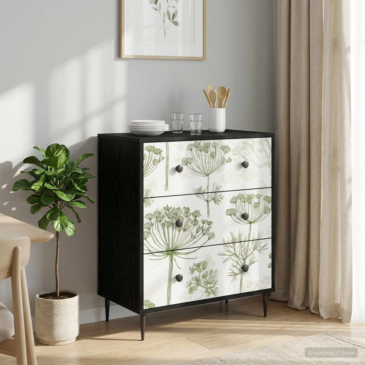Komoda RHENEN 66 x 36,5 x 76 cm