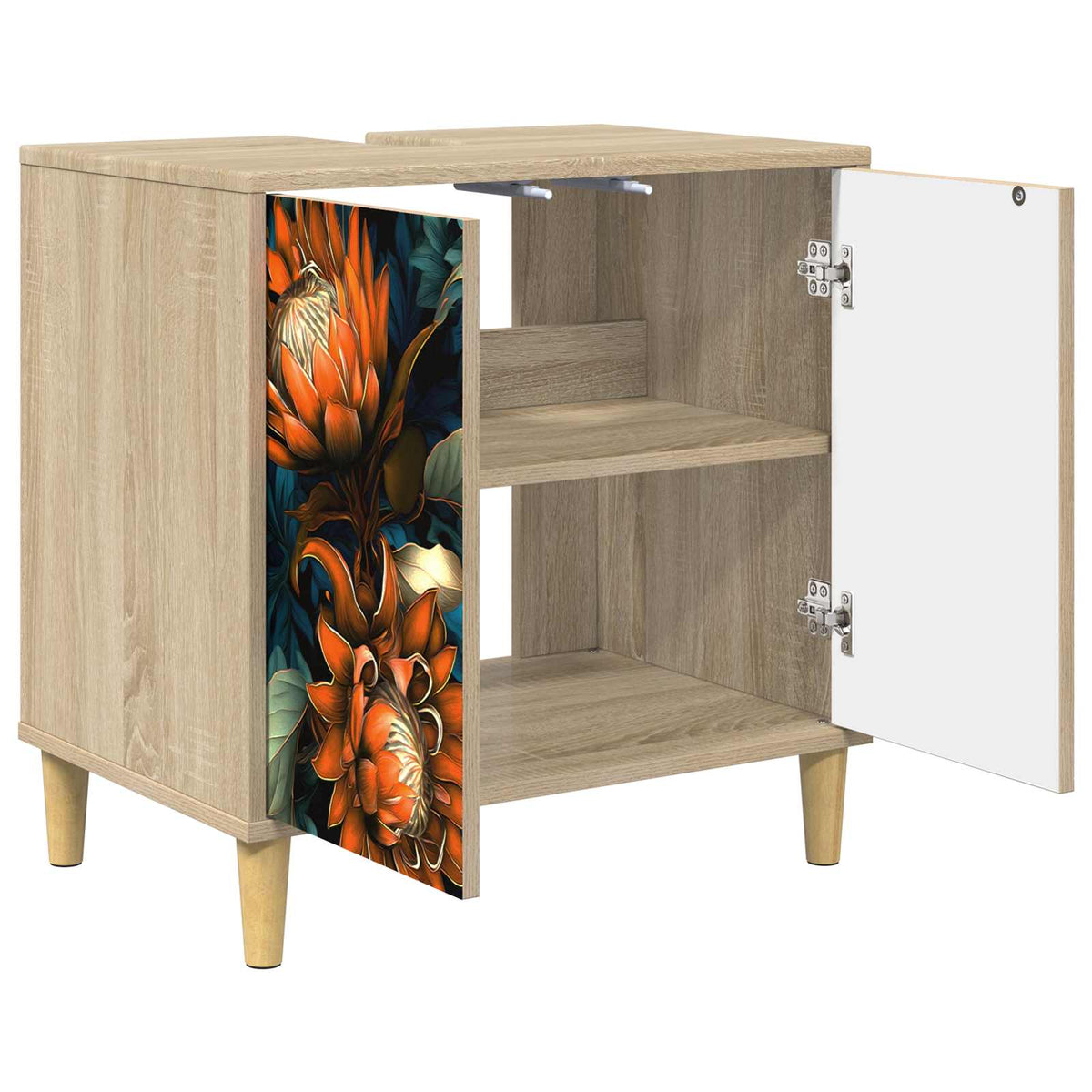 Kupaonski ormar LOCHEM Sonoma 60 x 40 x 60 cm Konstruirano drvo