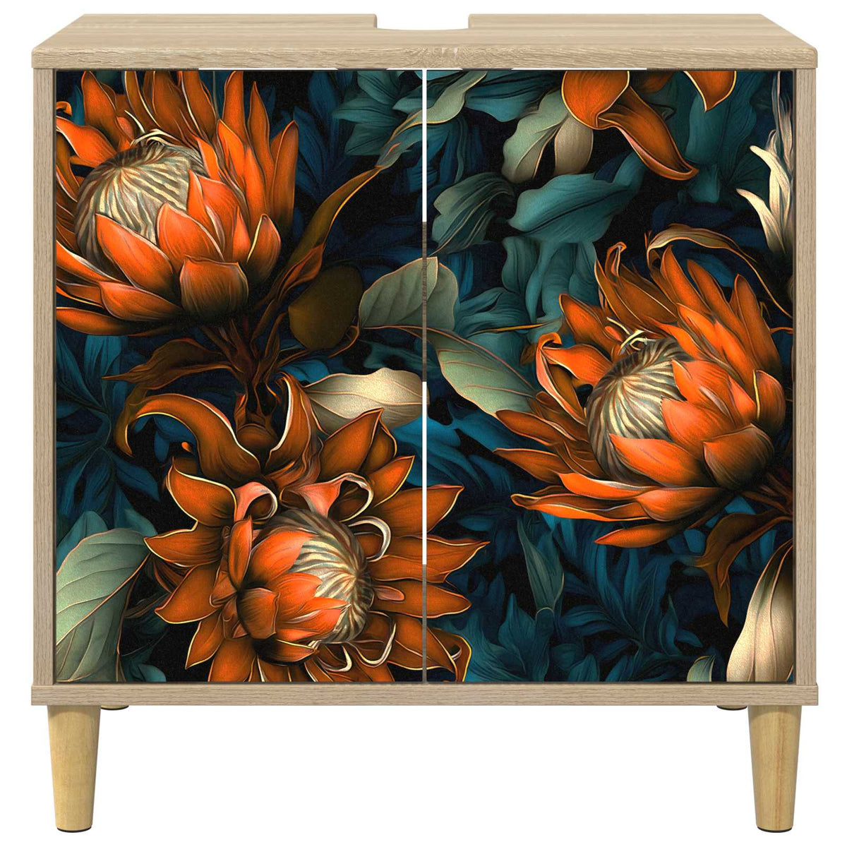 Kupaonski ormar LOCHEM Sonoma 60 x 40 x 60 cm Konstruirano drvo