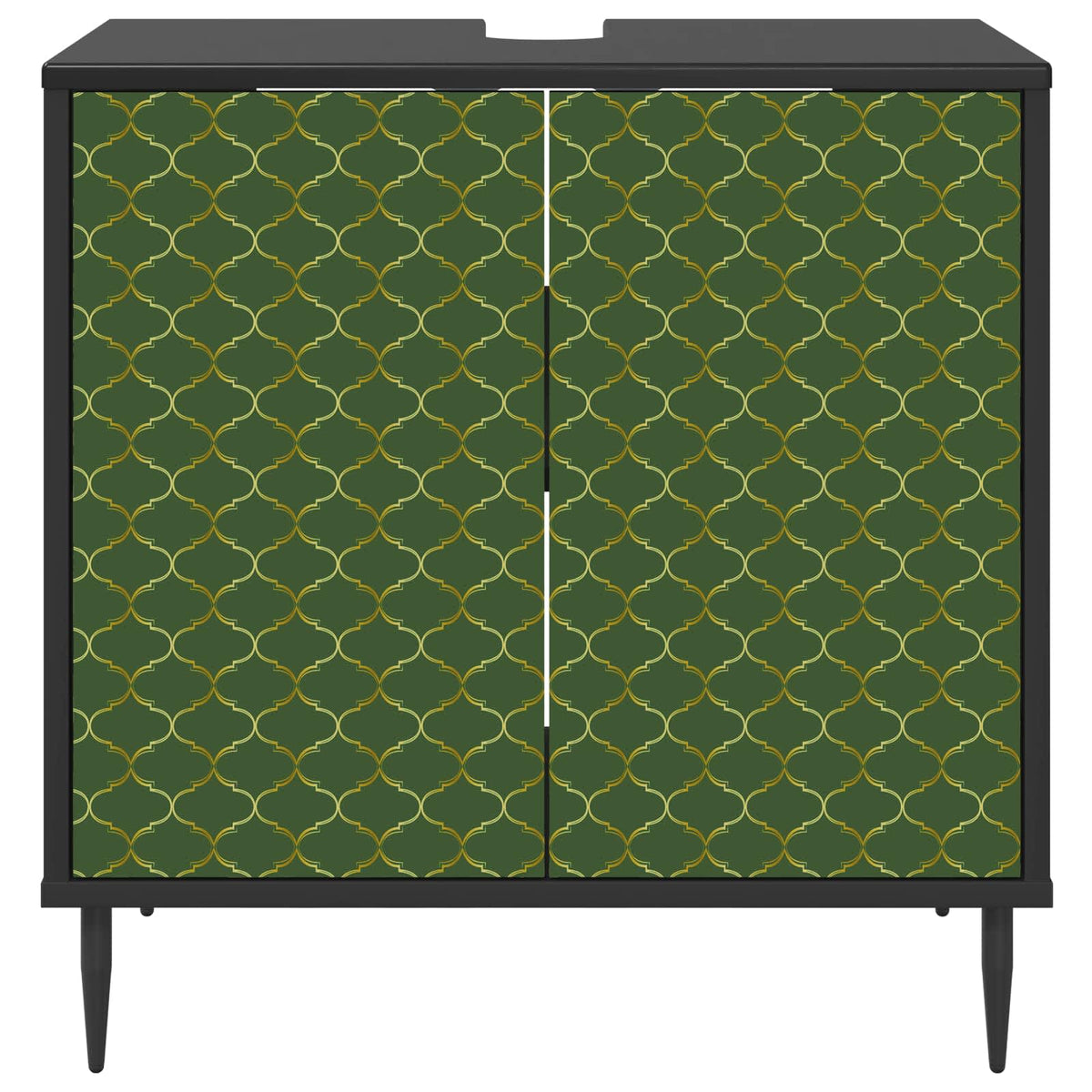 Kupaonski ormar GELEEN Crni hrast 60 x 40 x 61 cm