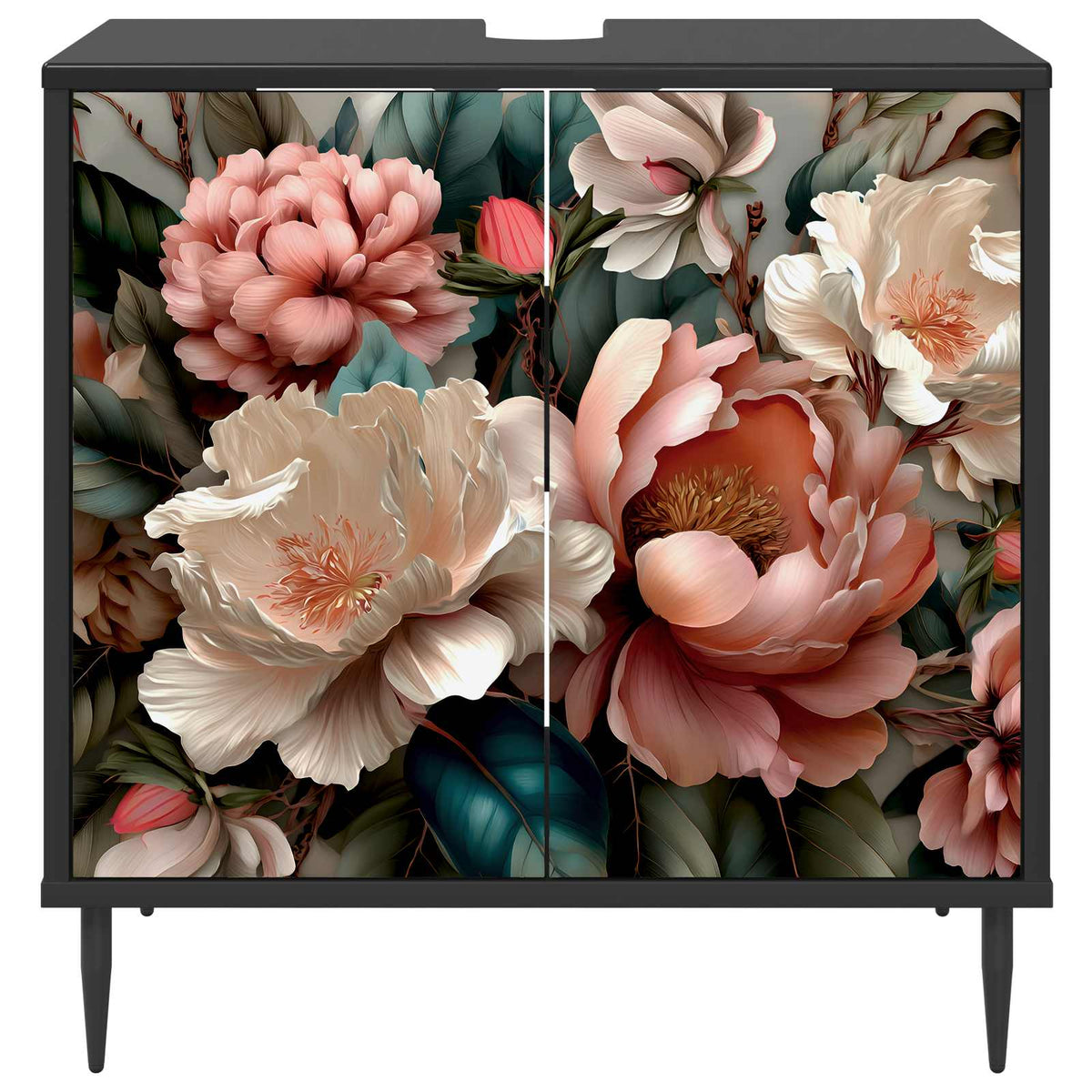 Kupaonski ormar BORNE Crni hrast 60 x 40 x 61 cm