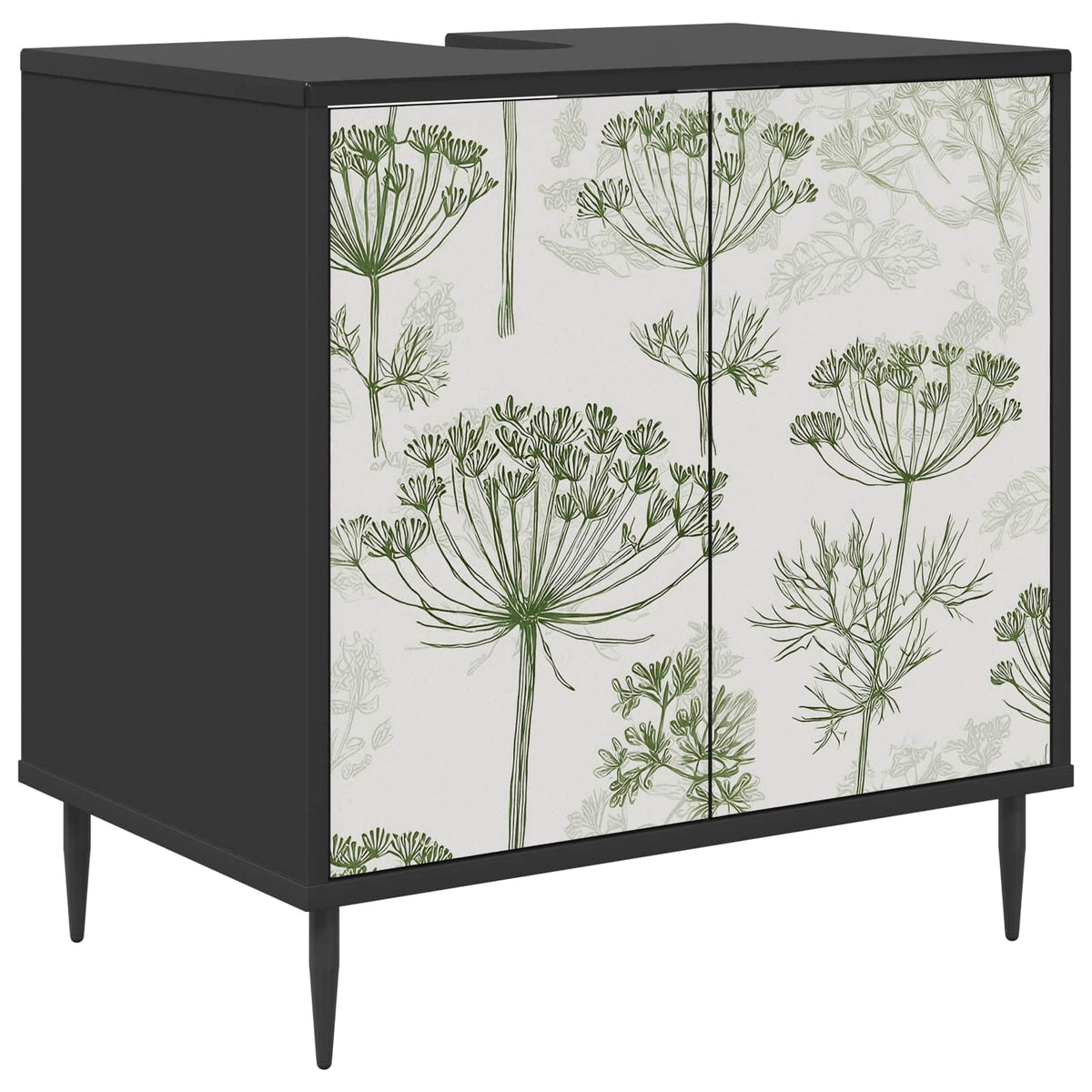 Kupaonski ormar GOTHA Crni hrast 60 x 40 x 61 cm