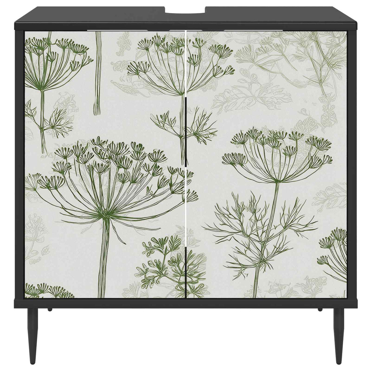 Kupaonski ormar GOTHA Crni hrast 60 x 40 x 61 cm