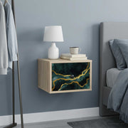 Wall-mounted noćni ormarić WIJHE Hrast sonoma 36 x 33 x 25 cm