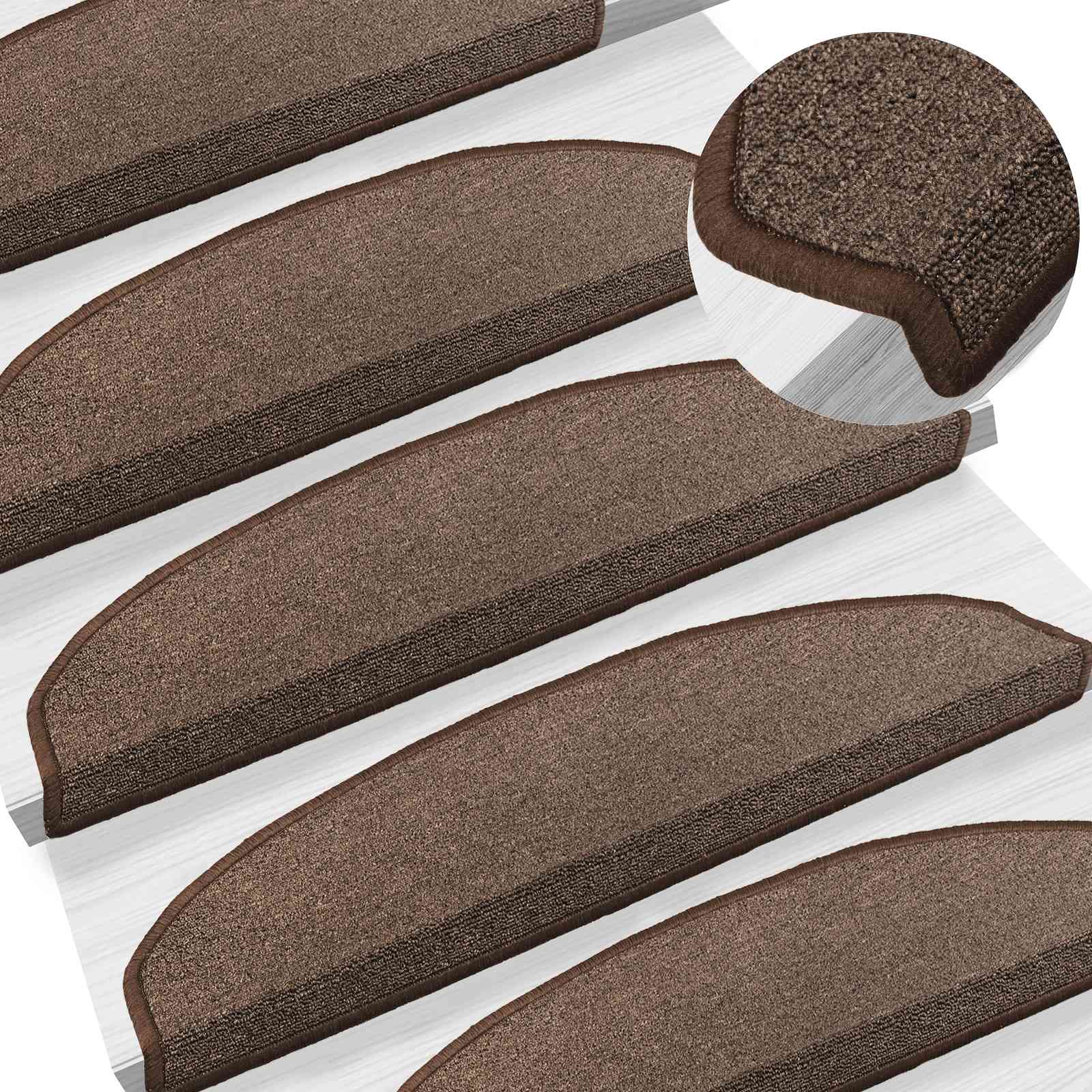 Samoljepljivi stepenasti ulošci Polukružni 15 pcs Kava smeđa