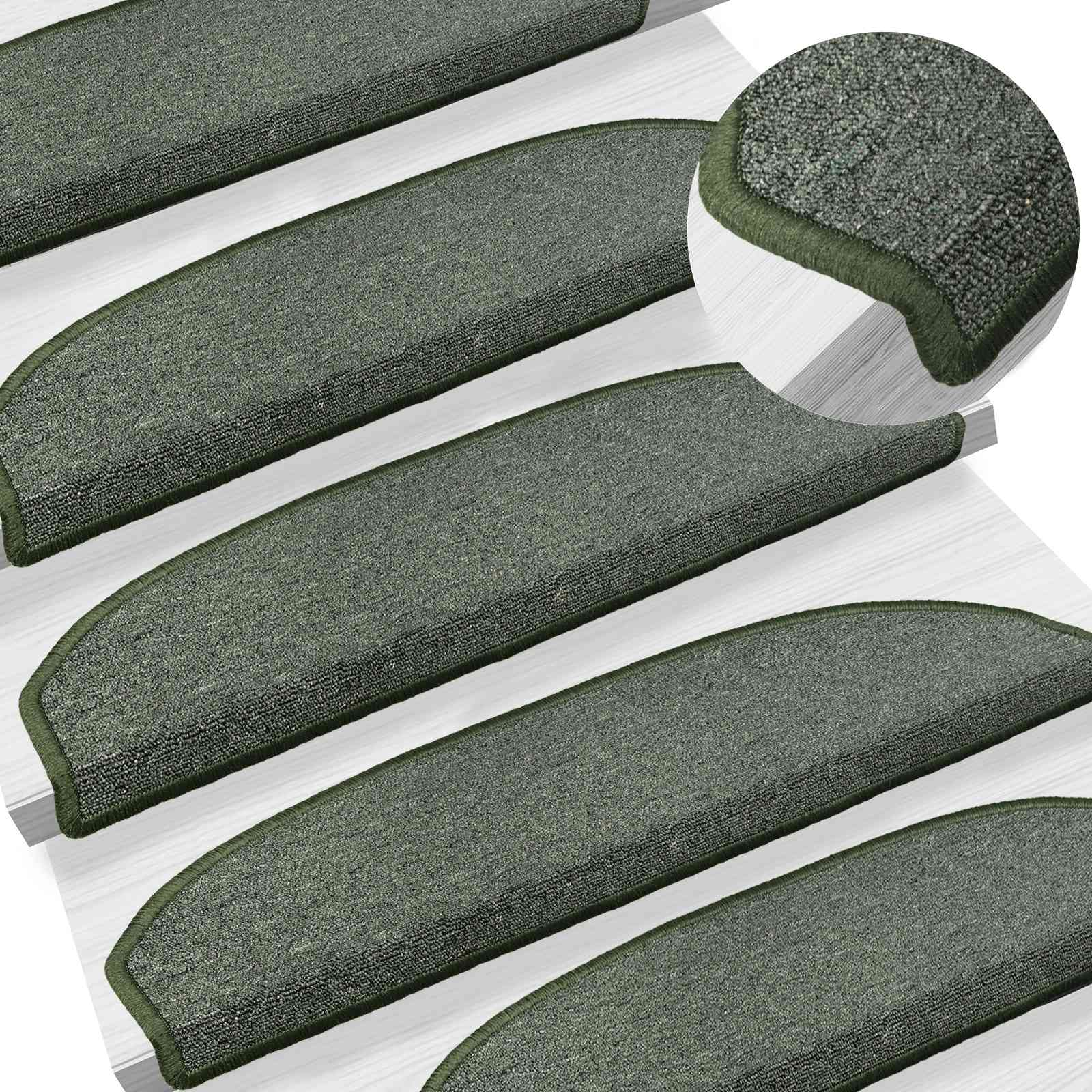 Samoljepljivi stepenasti ulošci Polukružni 15 pcs Tamnozelena