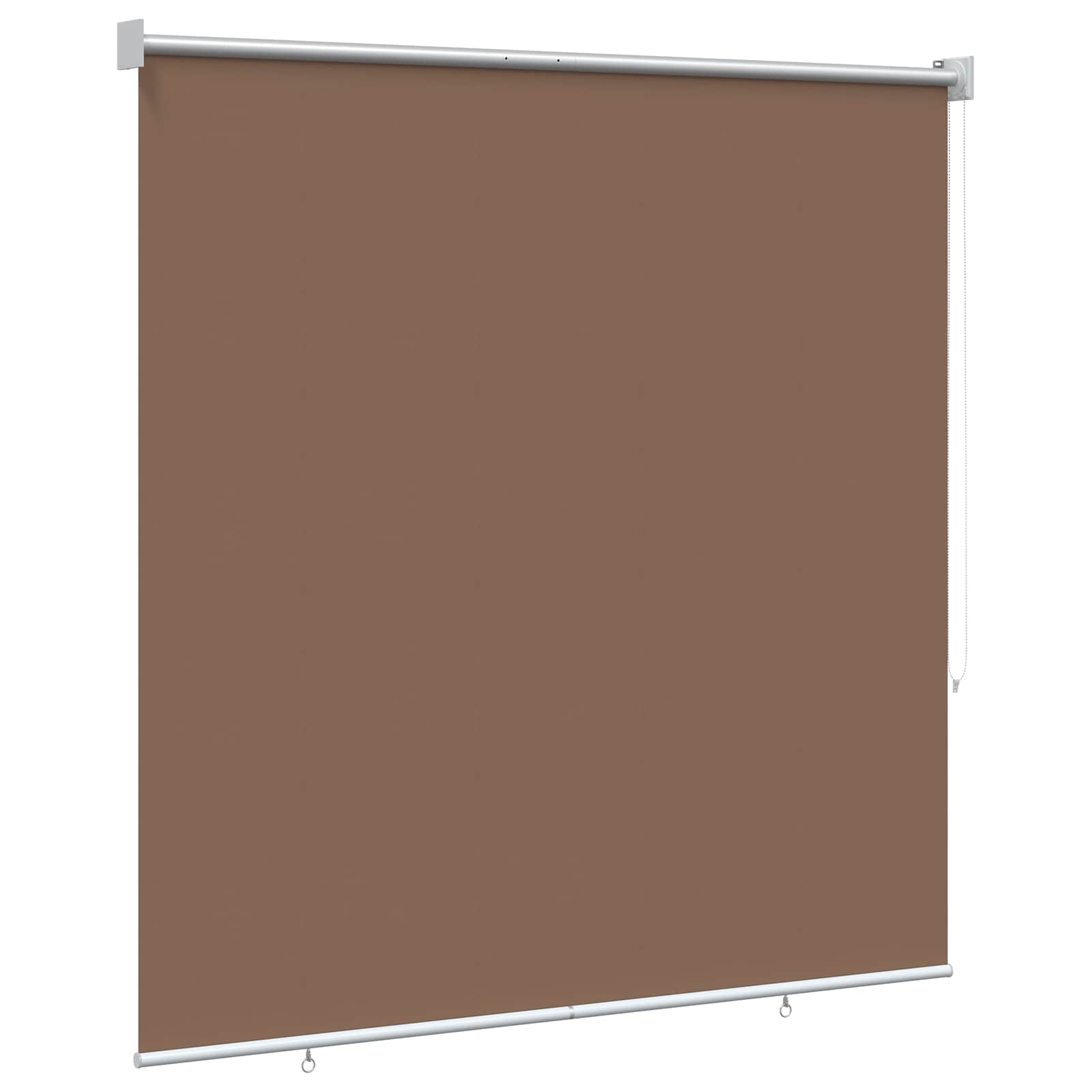 Roleta zaštita od UV zračenja Sivosmeđa 120 x 140 cm Poliester