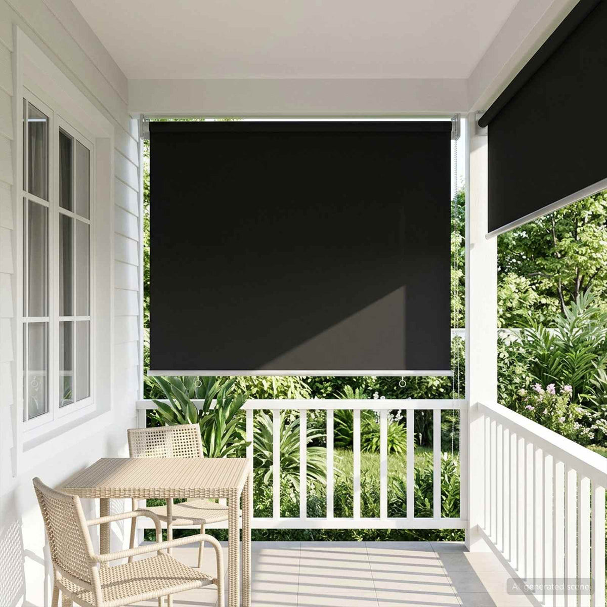 Roleta zaštita od UV zračenja Antracit 60 x 140 cm Poliester