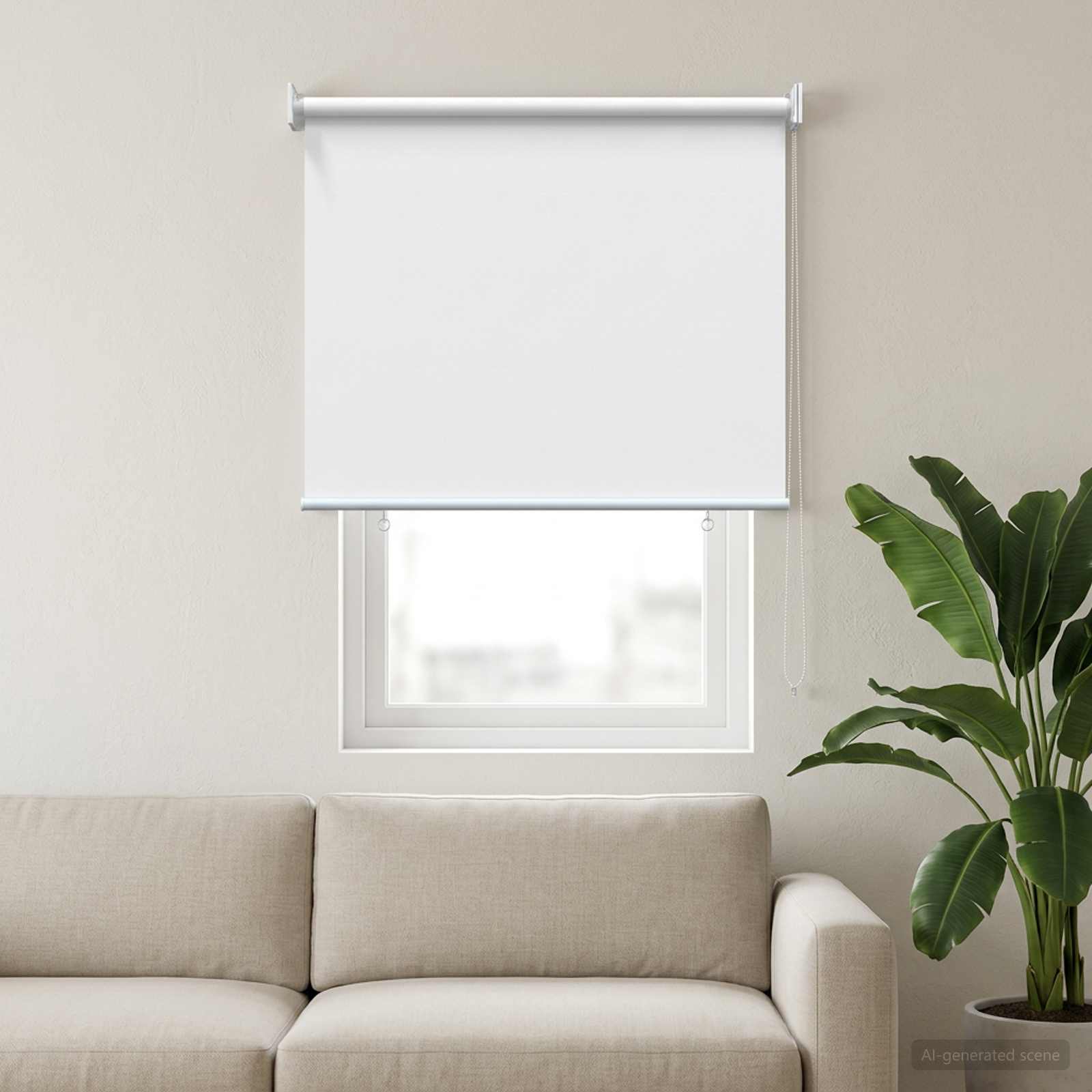 Roleta zaštita od UV zračenja Bijela 80 x 140 cm Poliester