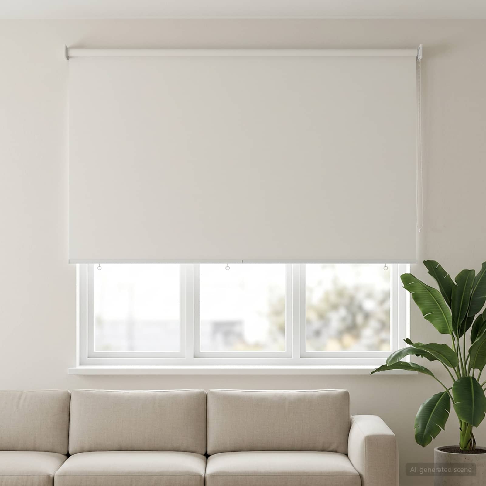 Roleta zaštita od UV zračenja Bijela 160 x 140 cm Poliester