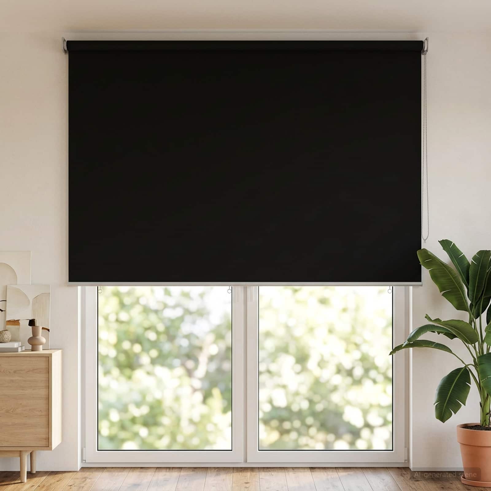 Rolo zavjesa za vanjsku uporabu s UV zaštitom Crna 180 x 230 cm