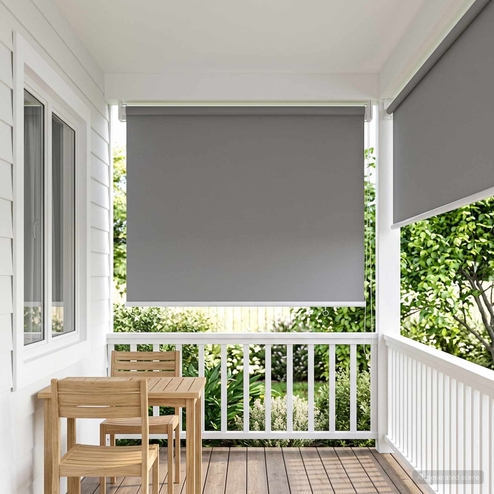 Roleta zaštita od UV zračenja Svjetlosiva 80 x 140 cm Poliester