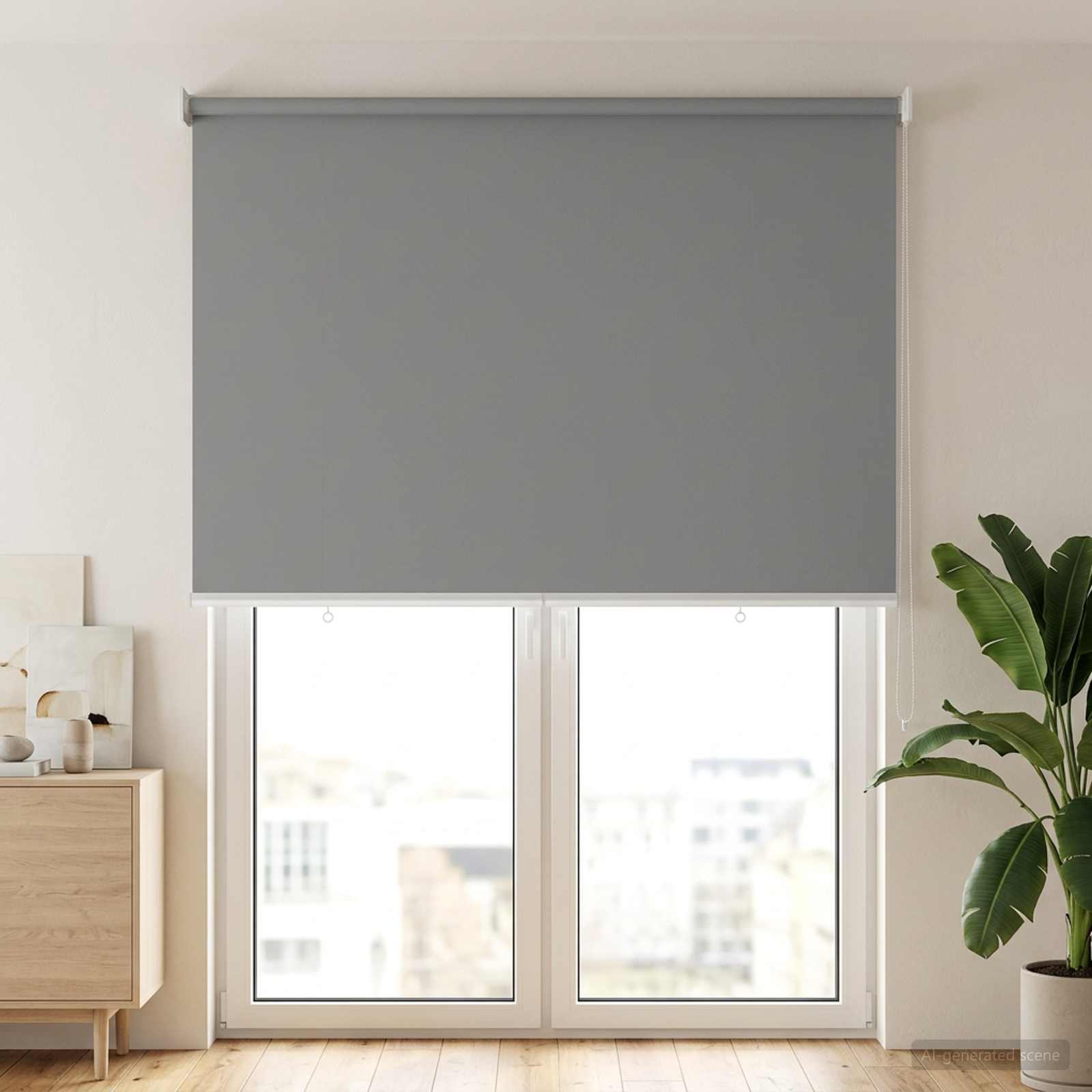 Roleta zaštita od UV zračenja Svjetlosiva 140 x 230 cm