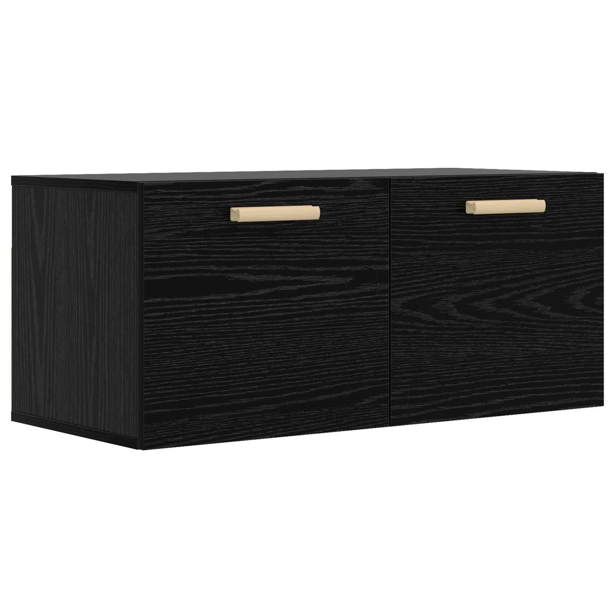 Ormar za Zid Zidna montaža Crni hrast 80 x 36,5 x 35 cm