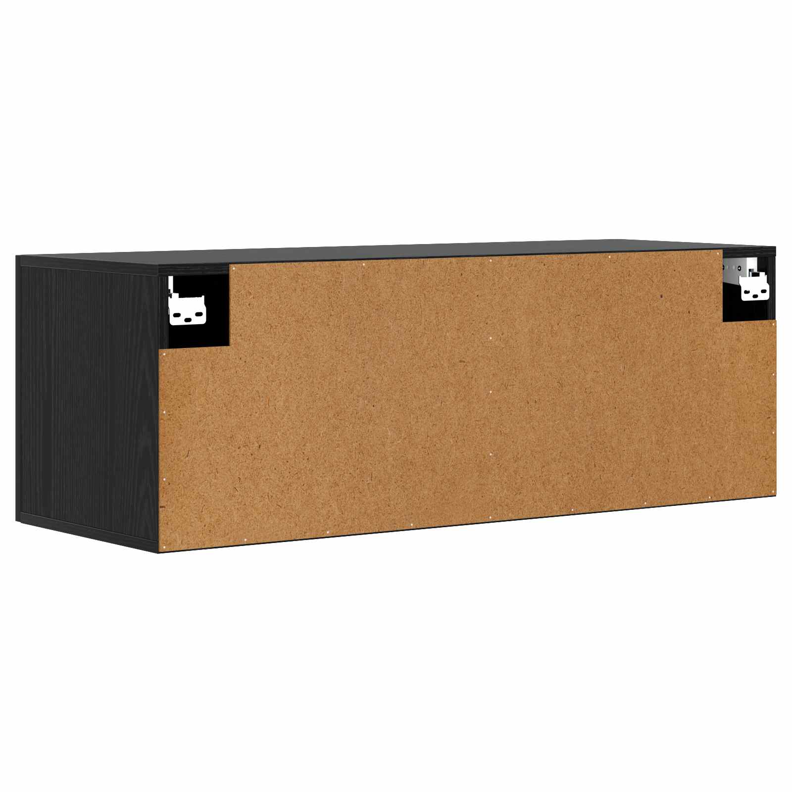 Ormar za Zid Crni hrast 100 x 36,5 x 35 cm Konstruirano drvo
