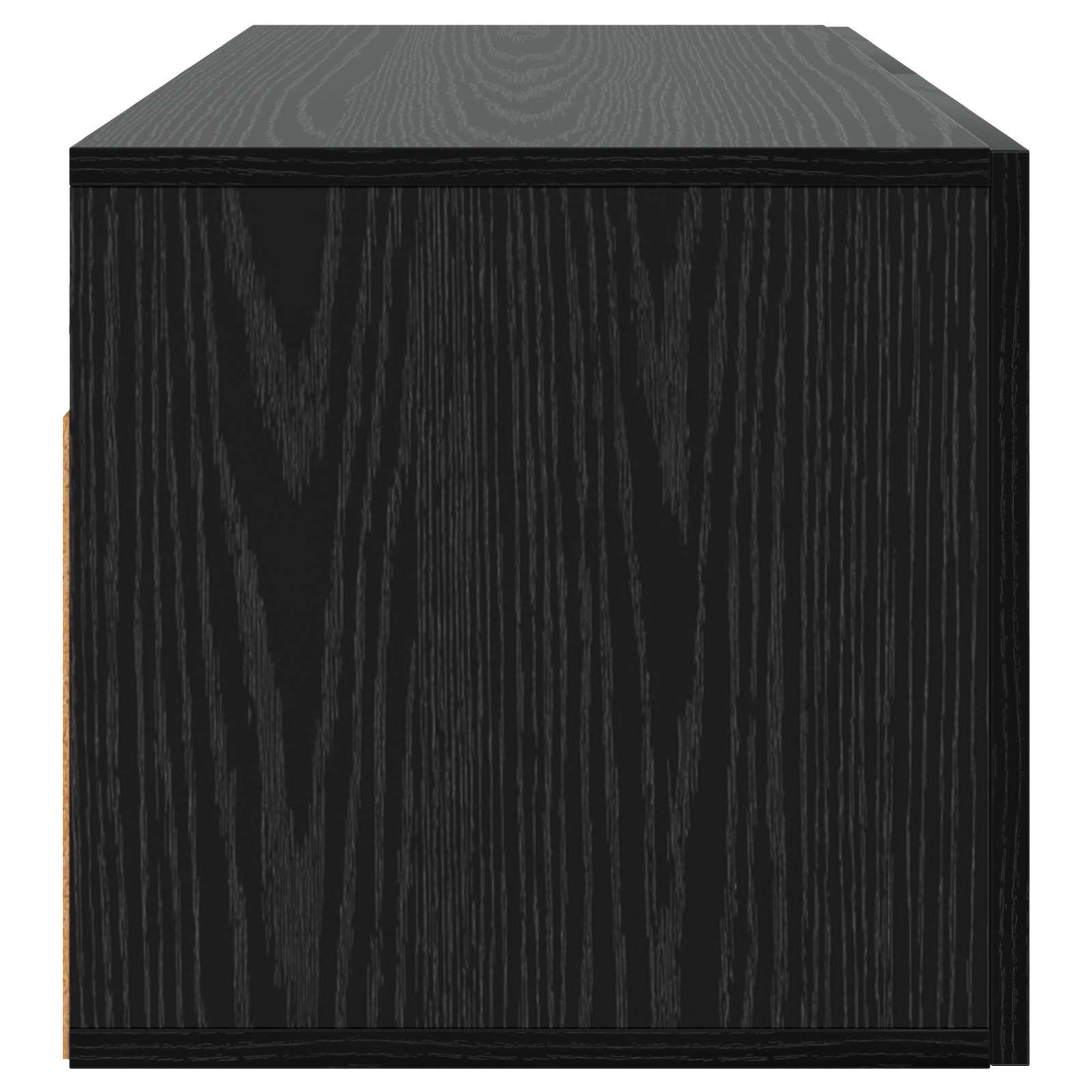 Ormar za Zid Crni hrast 100 x 36,5 x 35 cm Konstruirano drvo