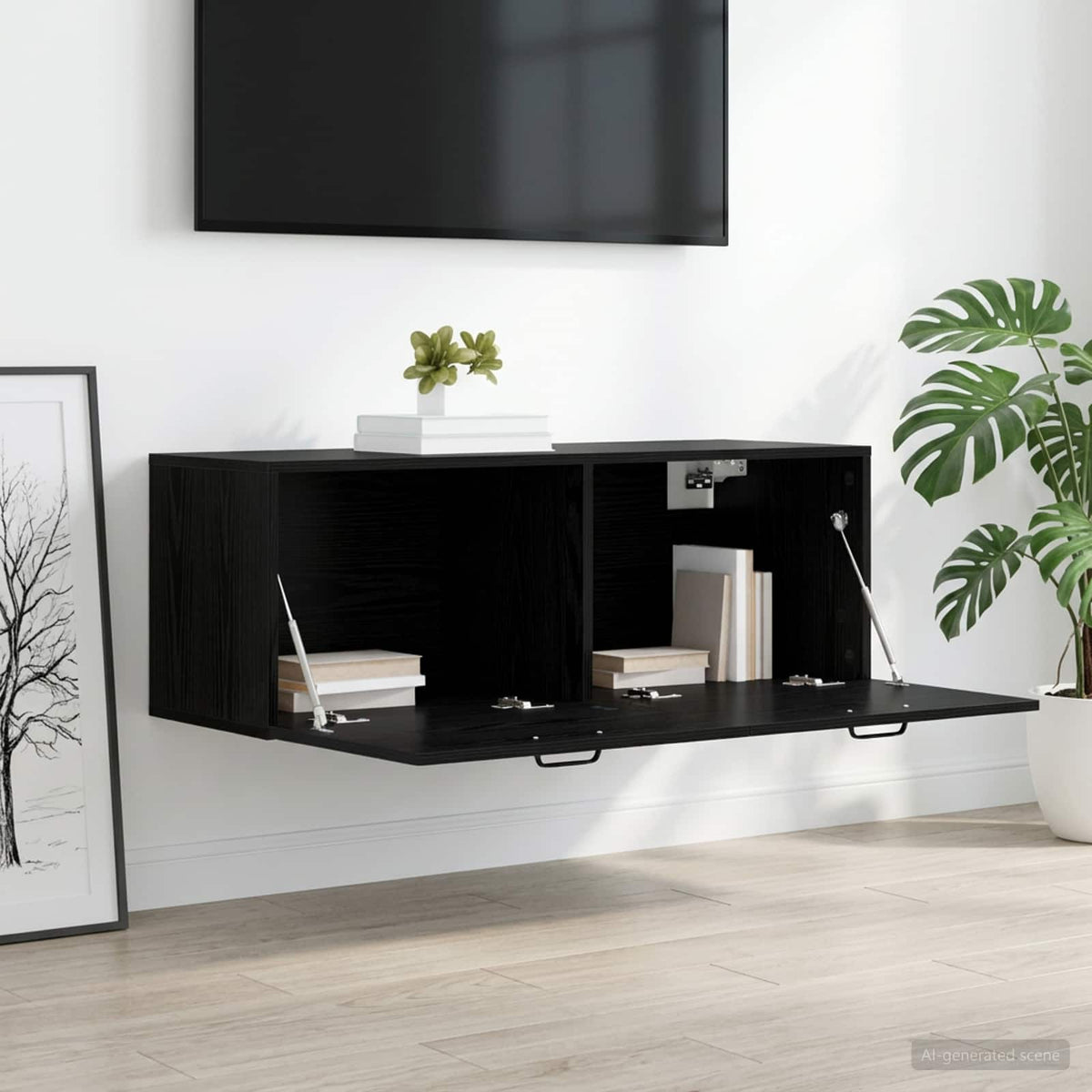 Zidni ormarić 100 x 36,5 x 35 cm konstruirano drvo