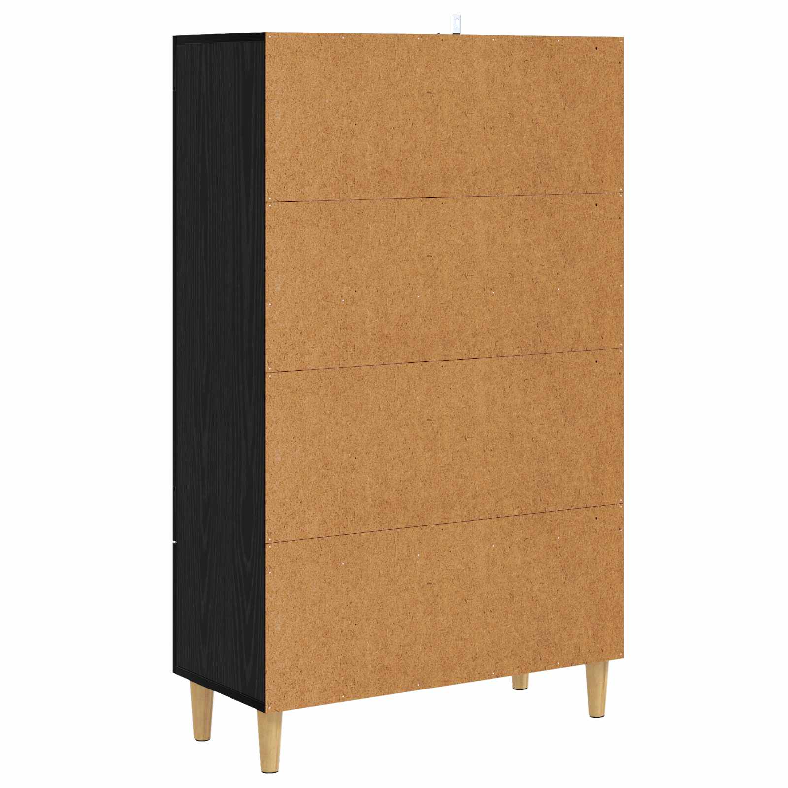 Highboard Crni hrast 70 x 31 x 115 cm Konstruirano drvo