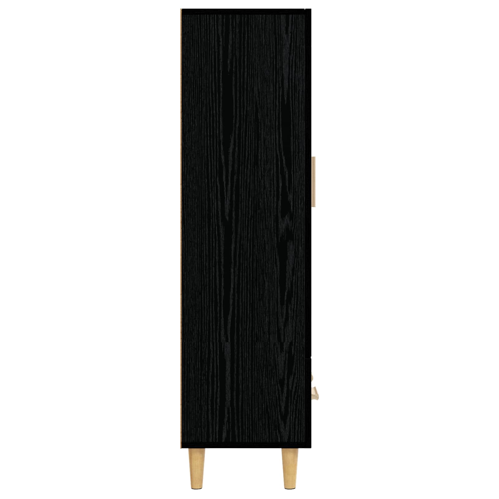 Highboard Crni hrast 70 x 31 x 115 cm Konstruirano drvo