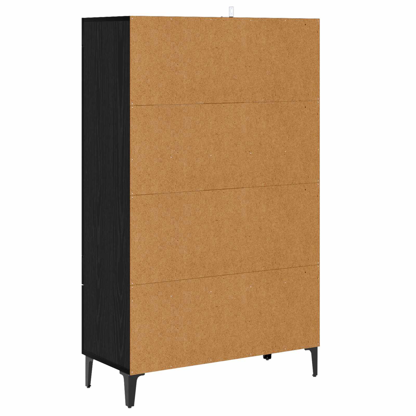 Highboard Crni hrast 70 x 31 x 115 cm Konstruirano drvo