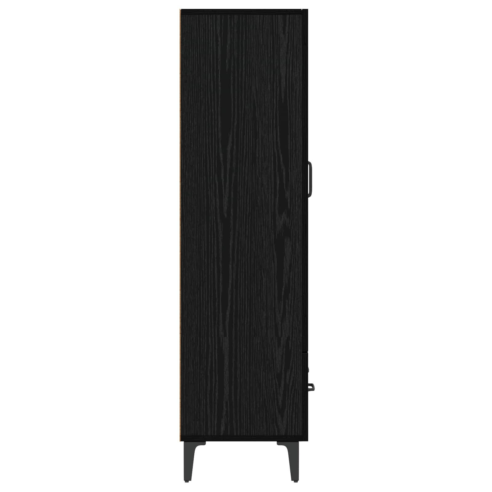 Highboard Crni hrast 70 x 31 x 115 cm Konstruirano drvo