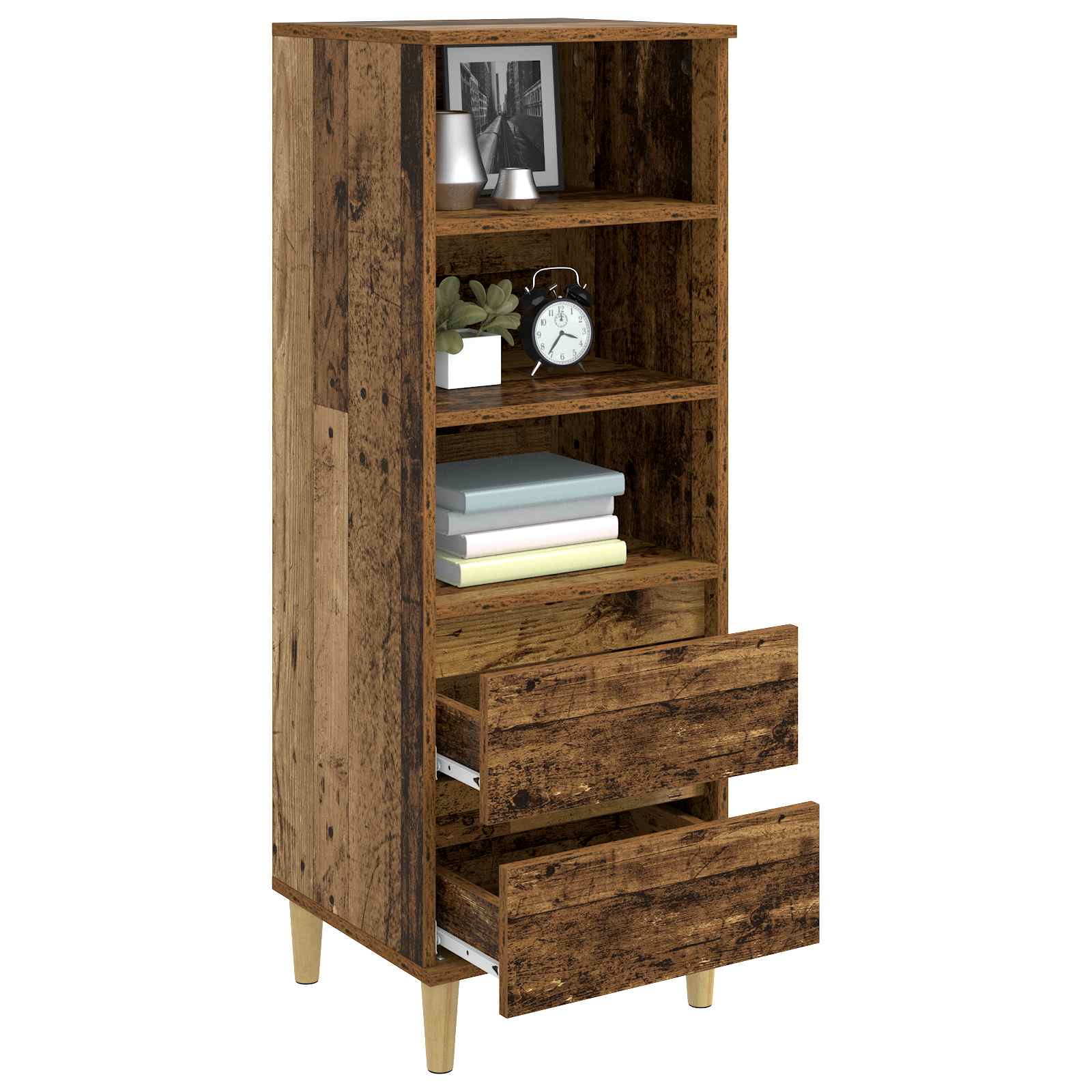 Highboard Staro drvo 40 x 36 x 110 cm Konstruirano drvo