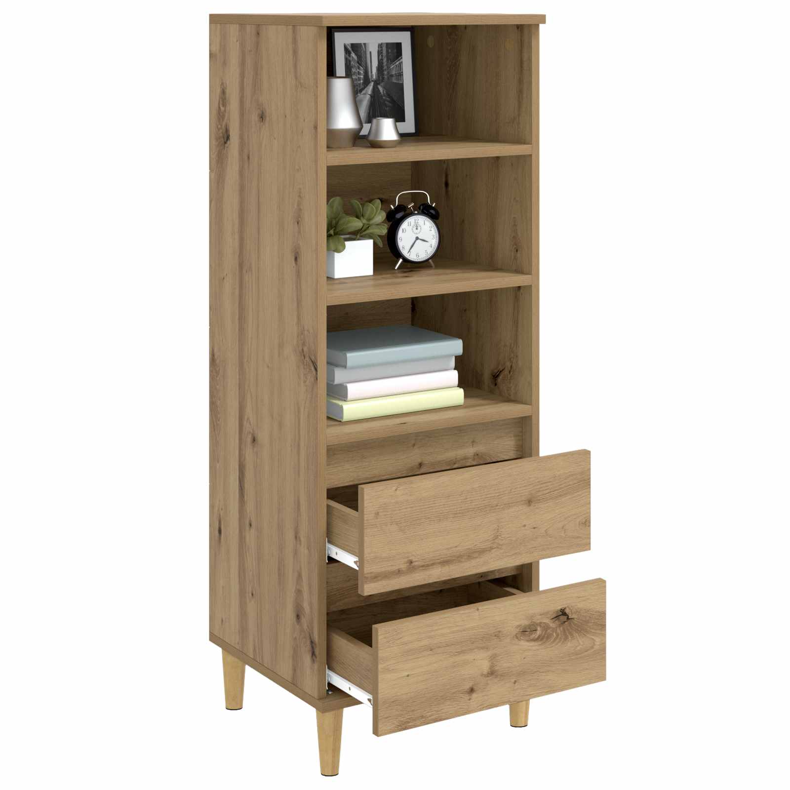 Highboard Hrast artisan 40 x 36 x 110 cm Konstruirano drvo