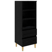 Highboard Crni hrast 40 x 36 x 110 cm Konstruirano drvo