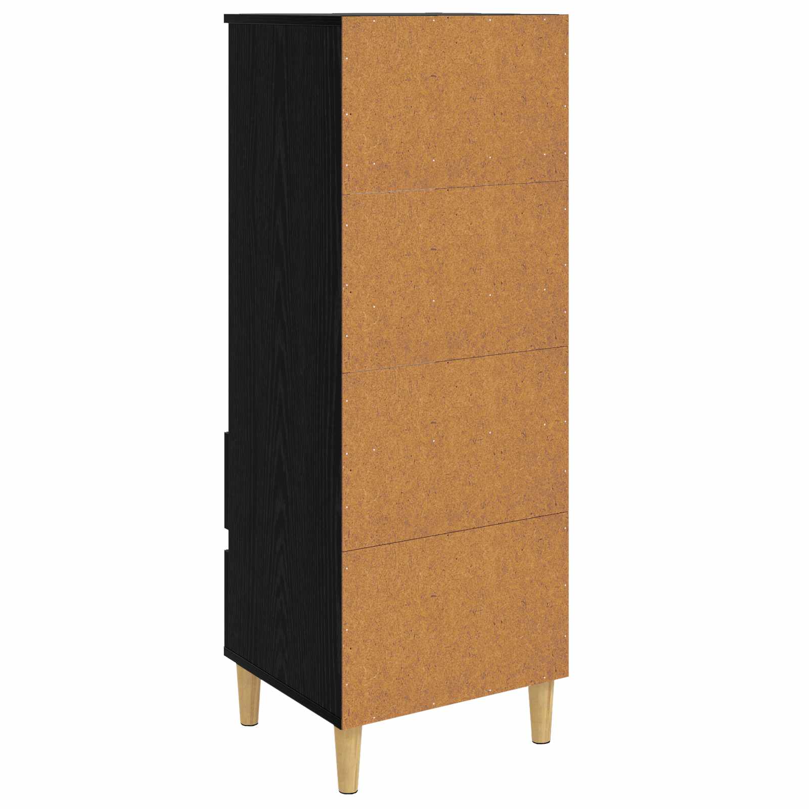 Highboard Crni hrast 40 x 36 x 110 cm Konstruirano drvo