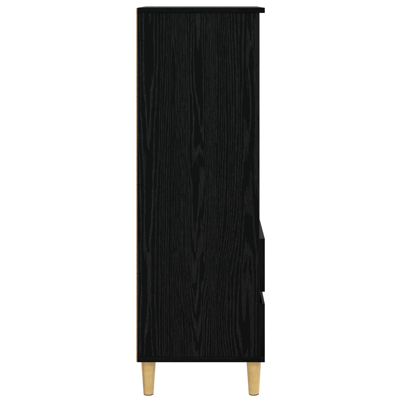 Highboard Crni hrast 40 x 36 x 110 cm Konstruirano drvo