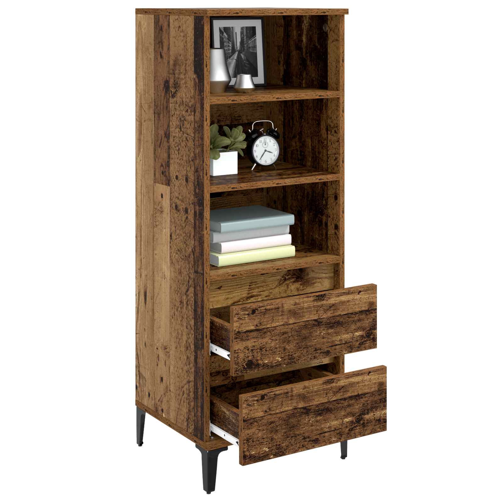 Highboard Staro drvo 40 x 36 x 110 cm Konstruirano drvo