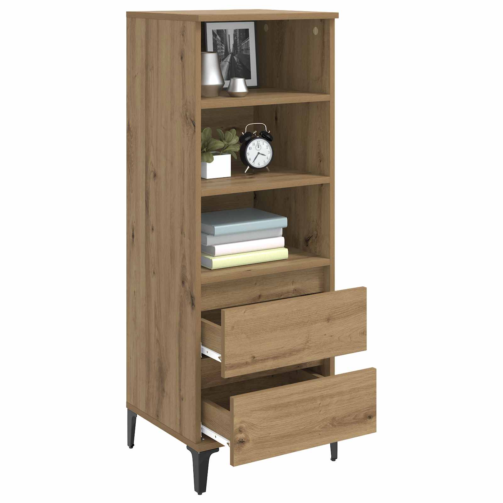 Highboard Hrast artisan 40 x 36 x 110 cm Konstruirano drvo