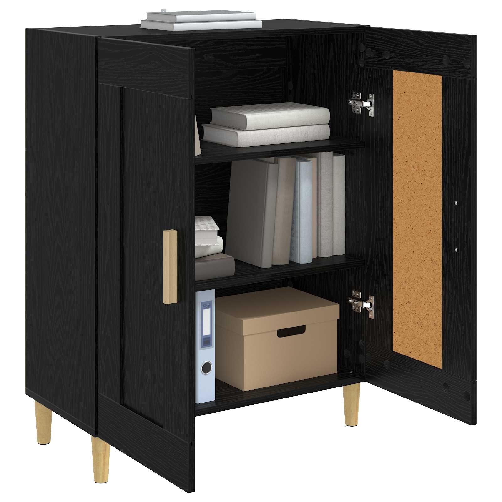 Kreveta Crni hrast 69,5 x 34 x 90 cm Konstruirano drvo