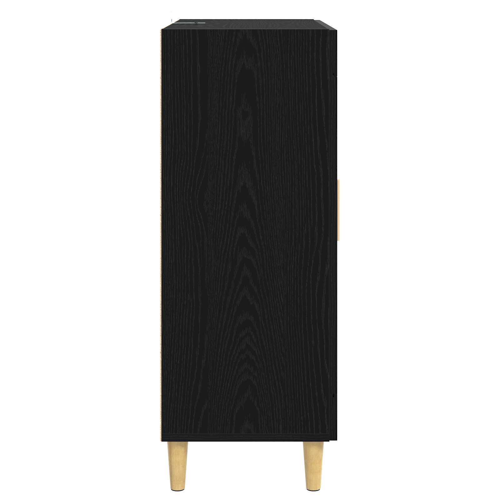 Kreveta Crni hrast 69,5 x 34 x 90 cm Konstruirano drvo