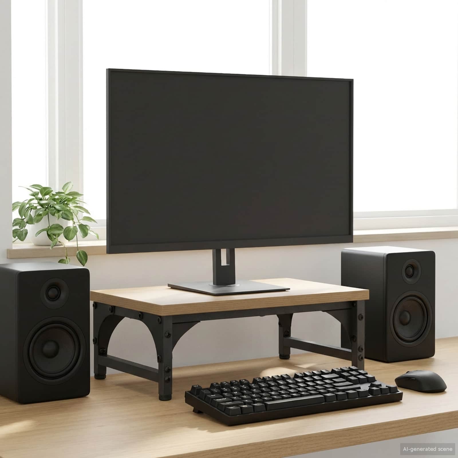 Stalak za Monitor Hrast artisan 37 x 23 x 14 cm PB