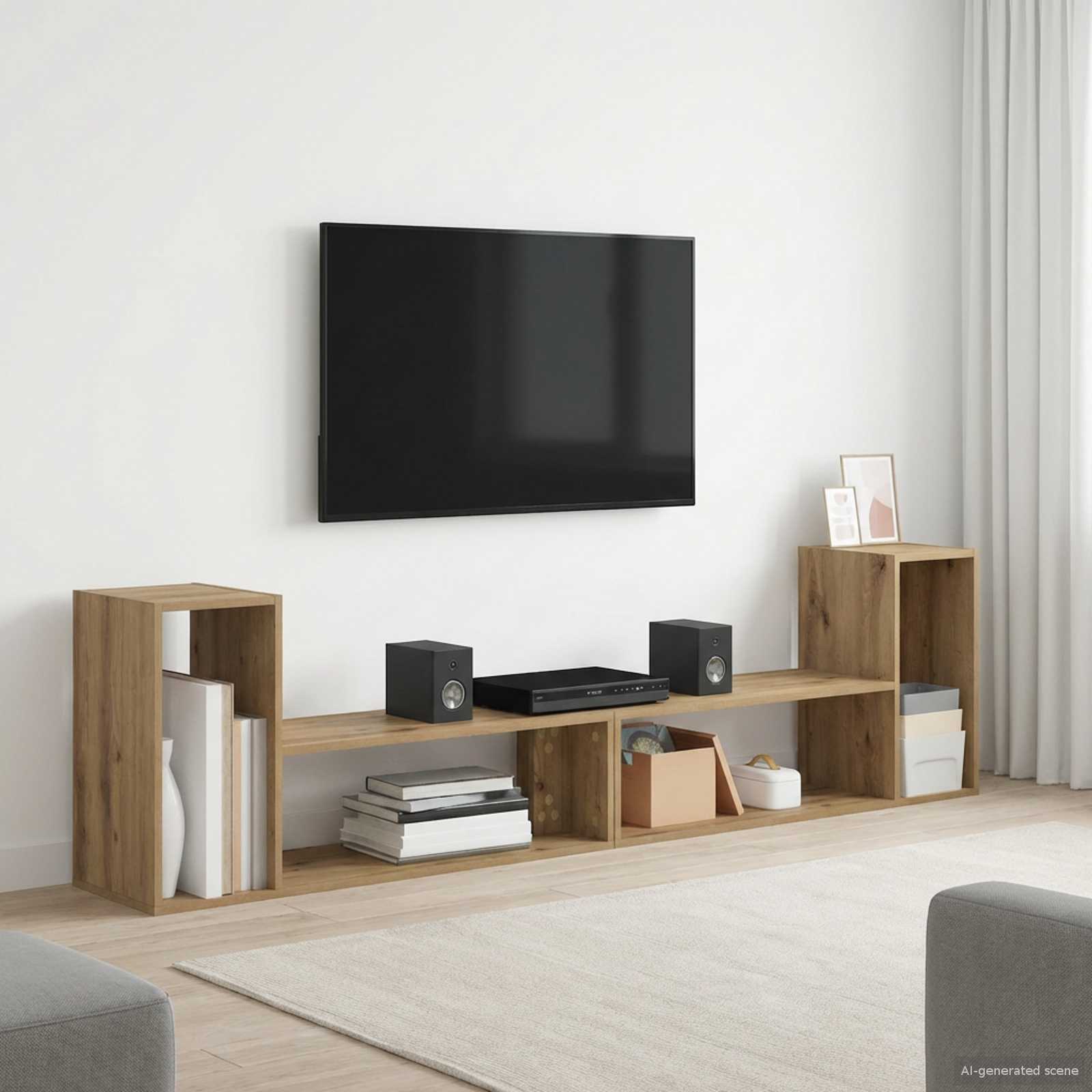 TV ormar 100 x 30 x 50 cm Hrast artisan Konstruirano drvo
