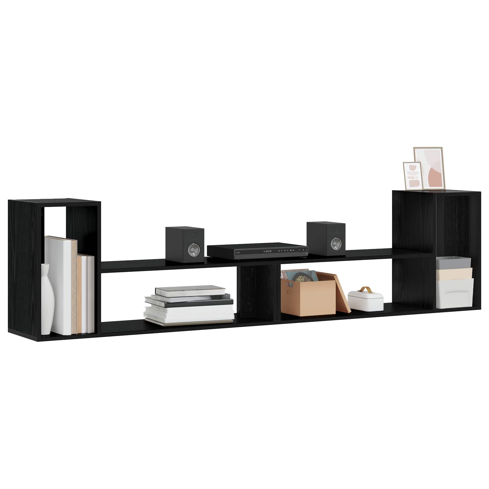 TV ormar 100 x 30 x 50 cm Crni hrast Konstruirano drvo