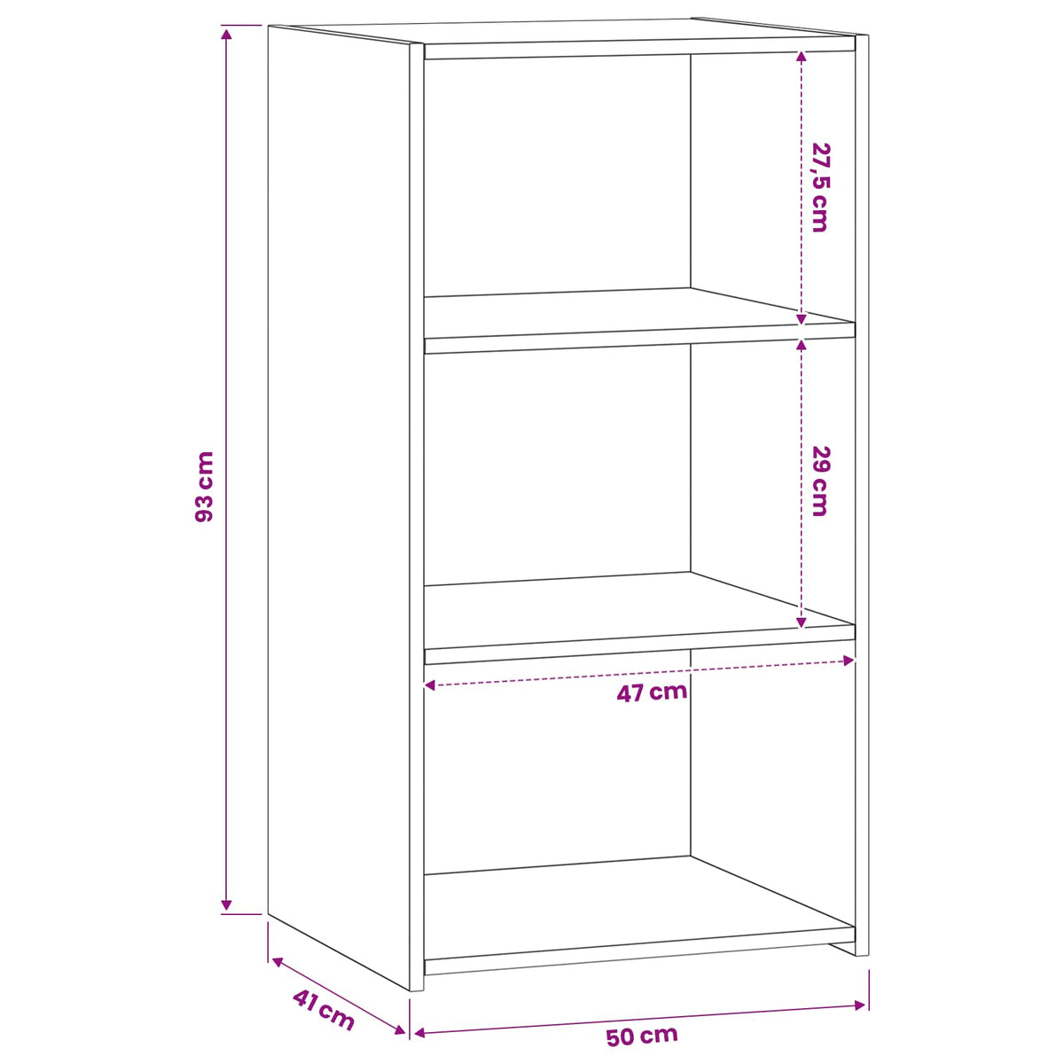 Kreveta Staro drvo 50 x 41 x 93 cm Konstruirano drvo