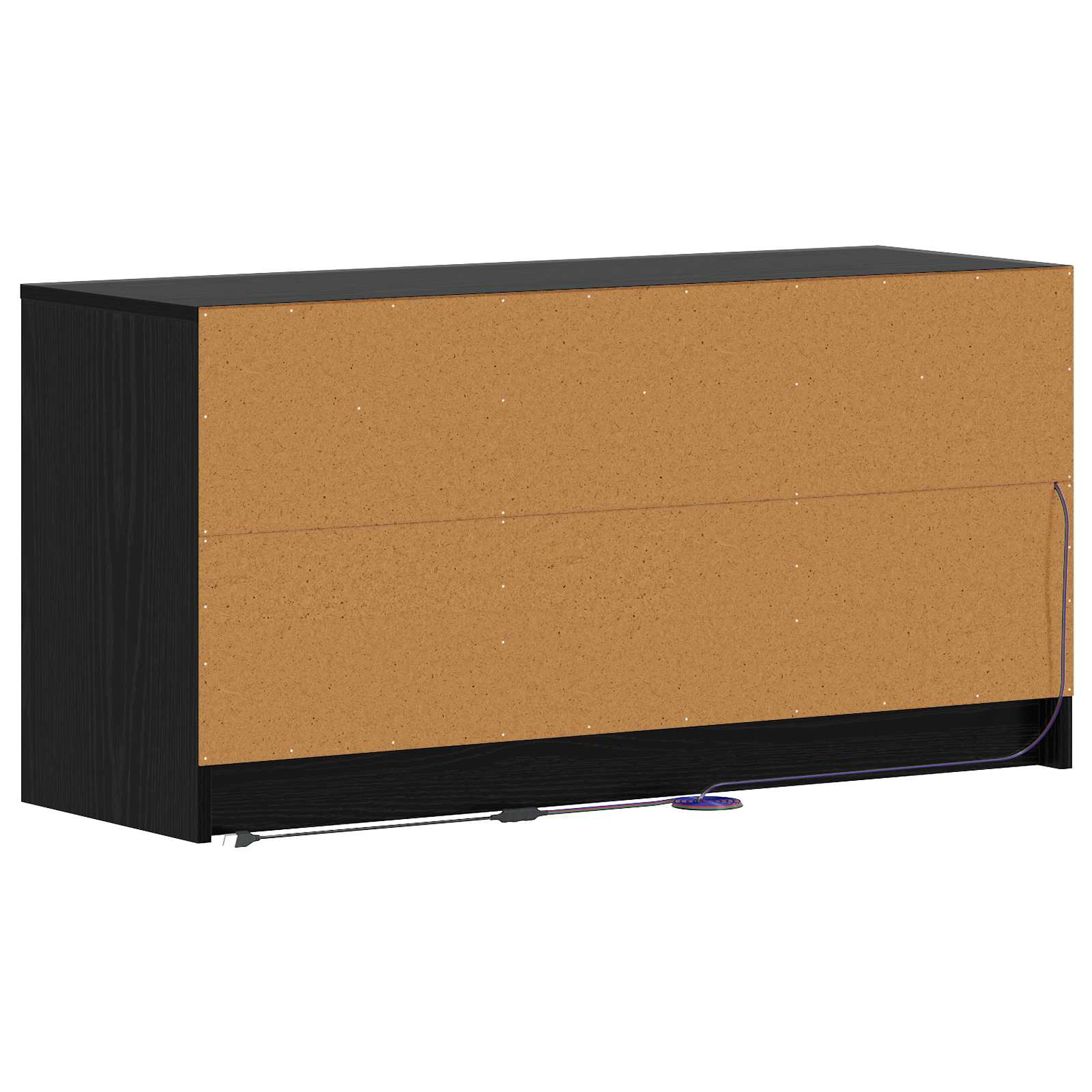 TV ormar 100 x 34 x 50 cm Crni hrast Konstruirano drvo