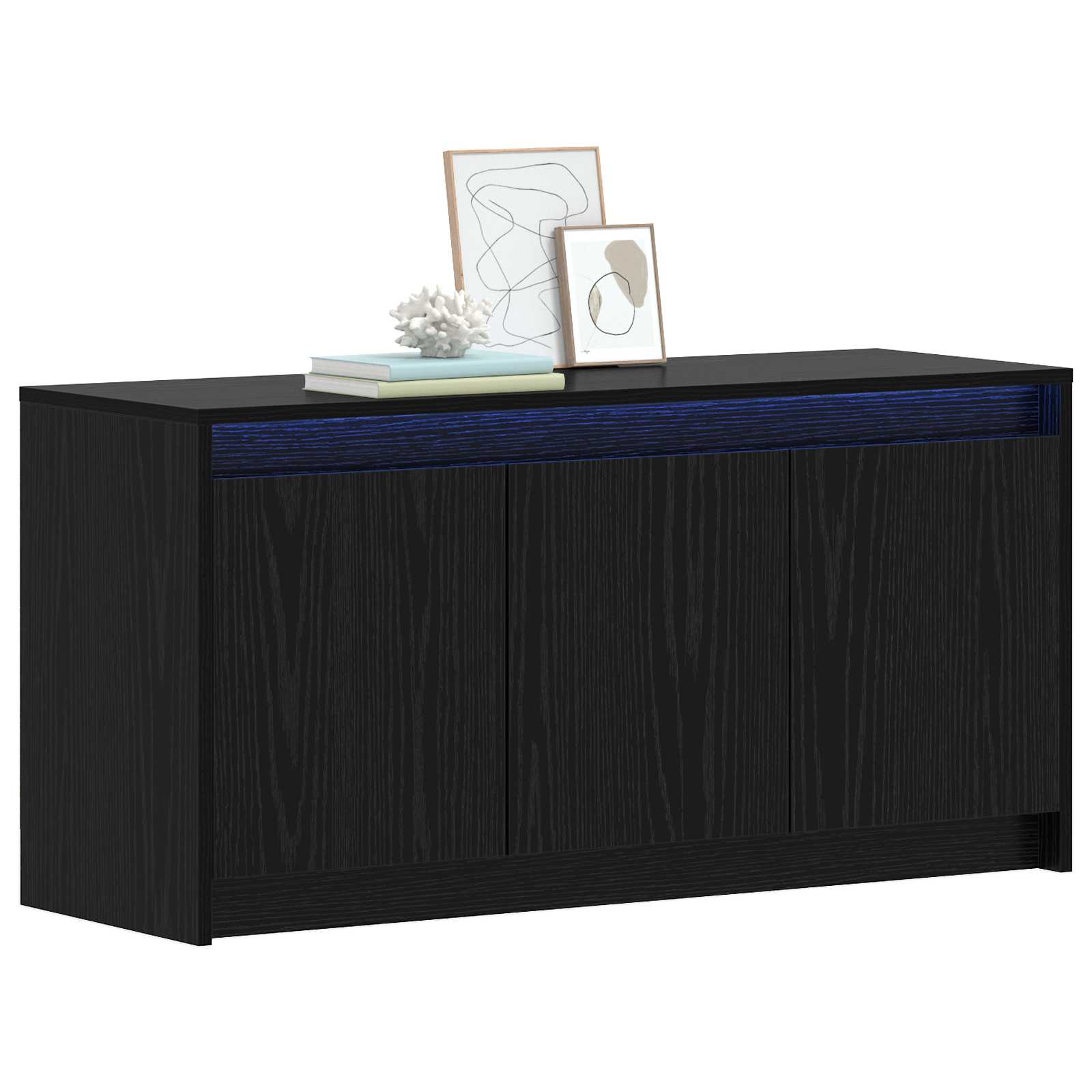 TV ormar 100 x 34 x 50 cm Crni hrast Konstruirano drvo