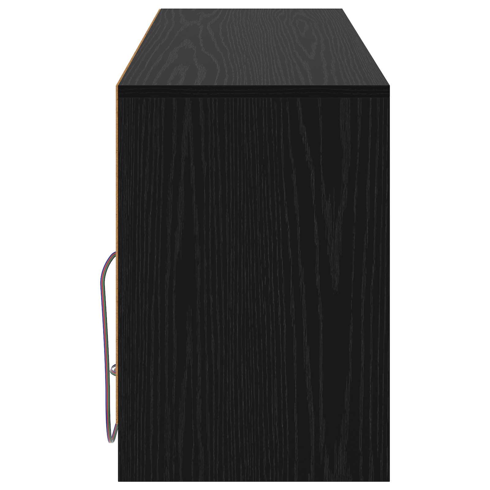 TV ormar 100 x 34 x 50 cm Crni hrast Konstruirano drvo