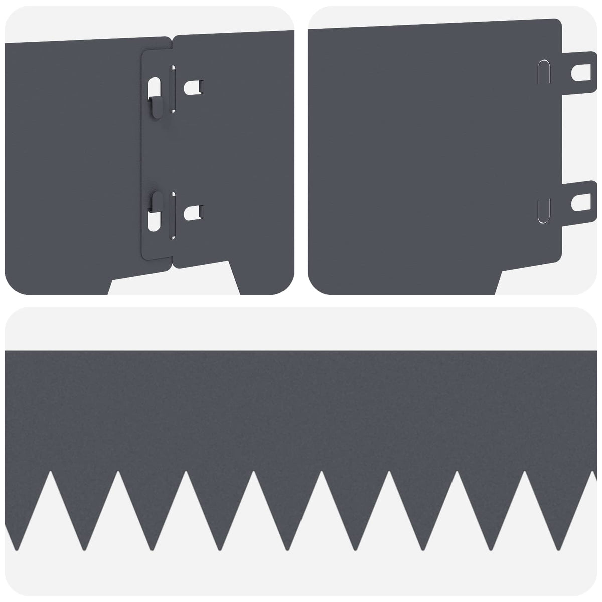 Ograda oko Travnjaka 30 pcs 103 x 15 cm metal Antracit