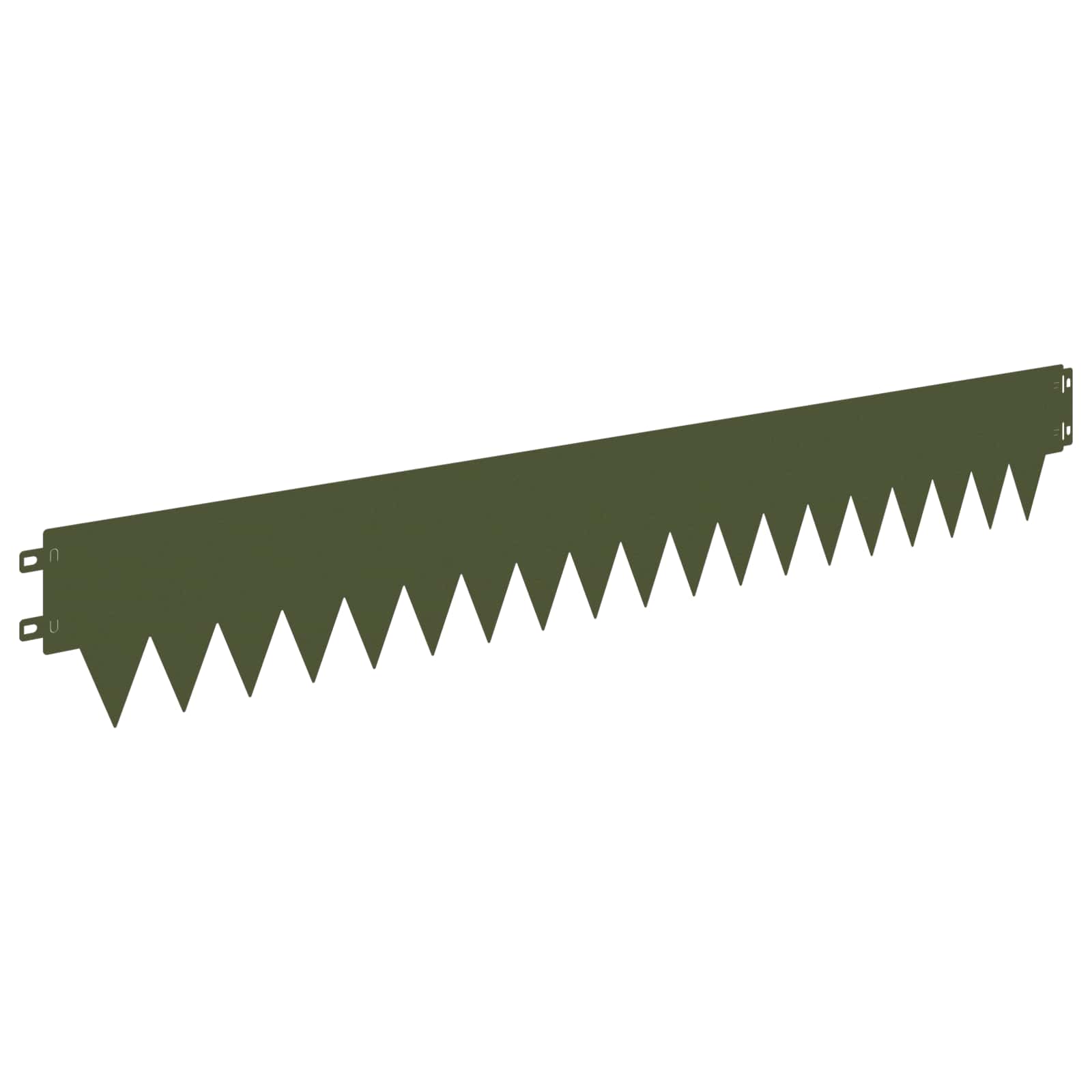 Ograda oko Travnjaka 50 pcs 103 x 15 cm metal Maslinastozelena