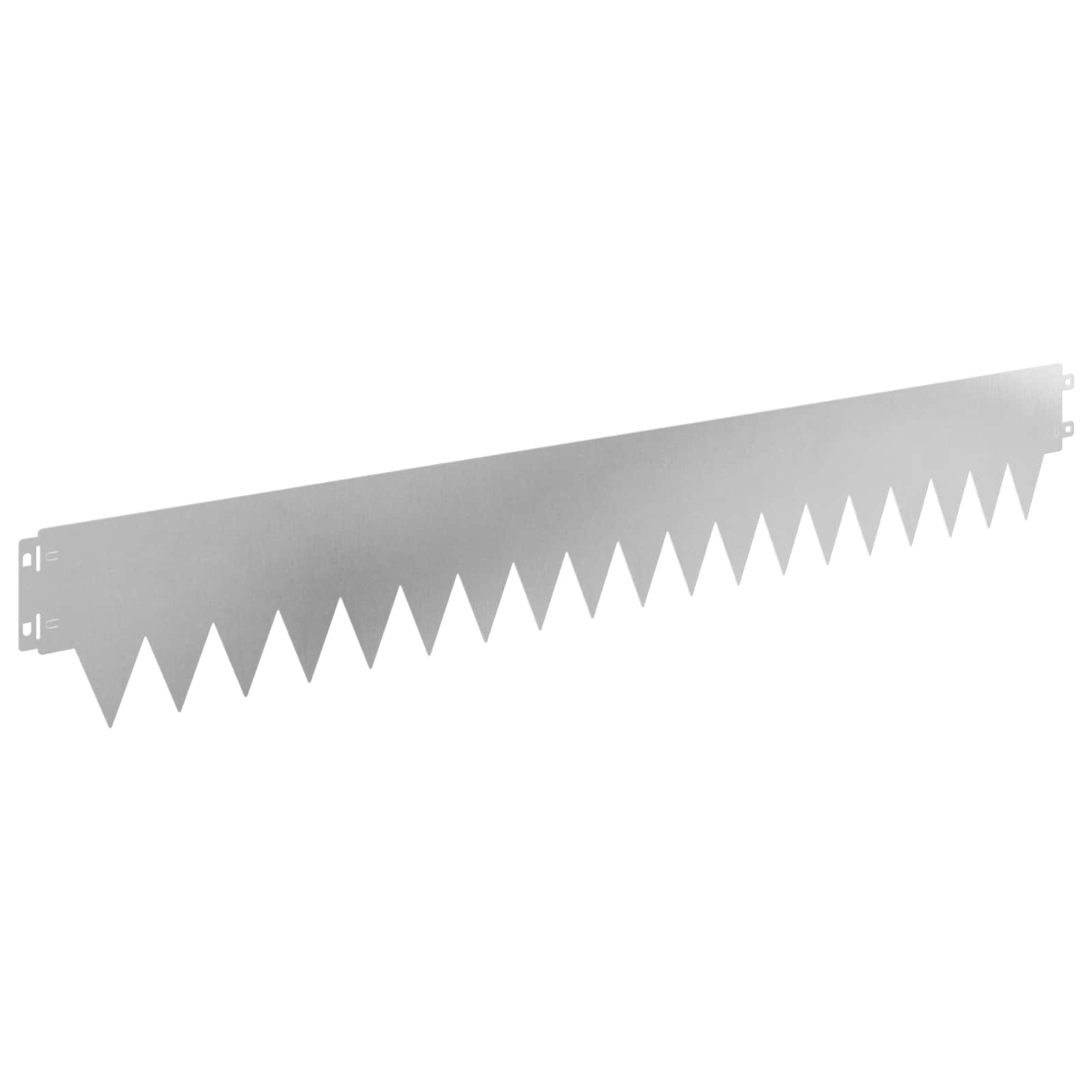 Ograda oko Travnjaka 10 pcs 103 x 15 cm metal Srebrna